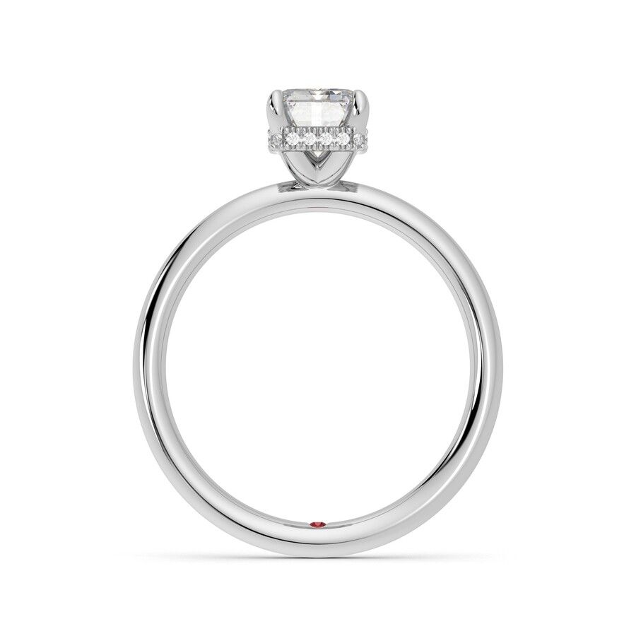 Taylor & Hart Whisper Emerald Engagement Ring 1