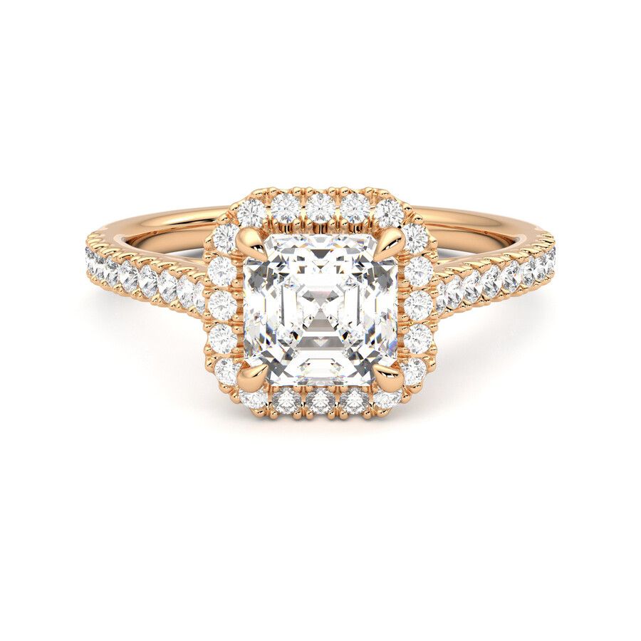 Taylor & Hart Allure Asscher Engagement Ring 2
