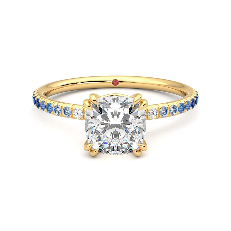 Taylor & Hart Damson Cushion Engagement Ring 2