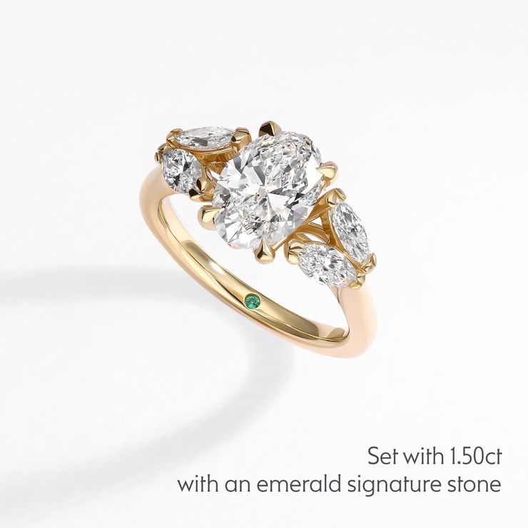 Taylor & Hart Thia Oval Engagement Ring 1