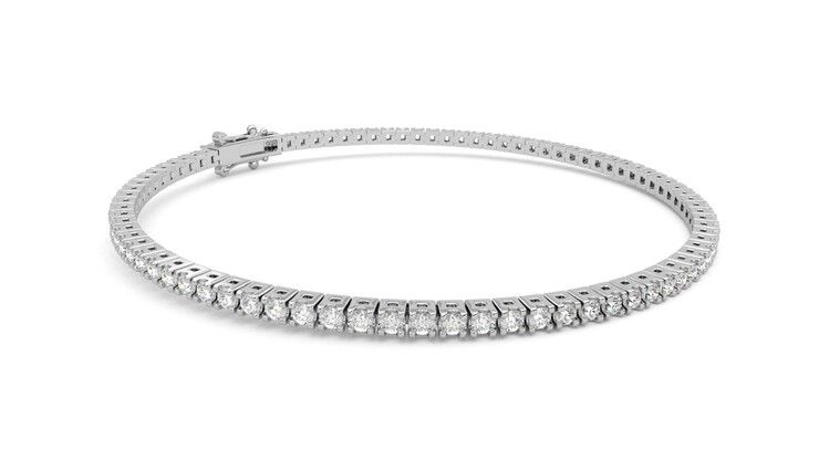 Taylor & Hart Everette 2.15ct Tennis Bracelet Jewellery 360 degree image 7