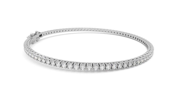 Taylor & Hart Everette 2.15ct Tennis Bracelet Jewellery 360 degree image 9