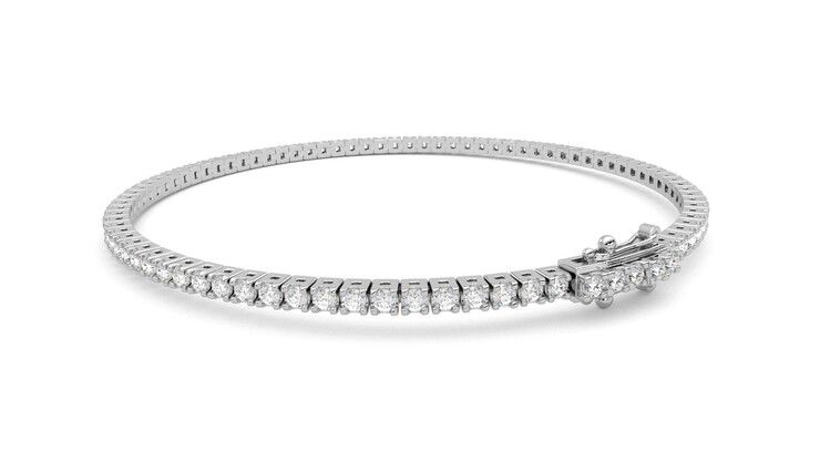 Taylor & Hart Everette 2.15ct Tennis Bracelet Jewellery 360 degree image 17