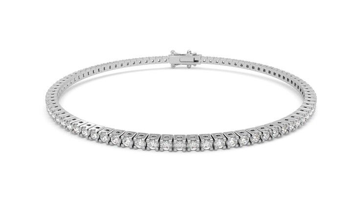 Taylor & Hart Everette 2.15ct Tennis Bracelet Jewellery 360 degree image 29