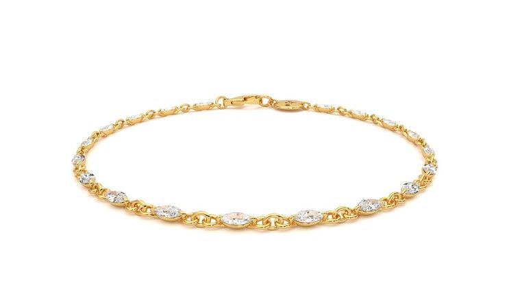 Taylor & Hart Iona Tennis Bracelet Jewellery 360 degree image 1