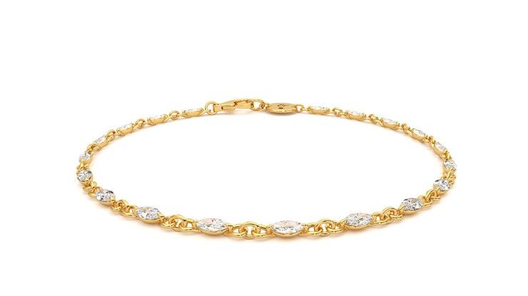 Taylor & Hart Iona Tennis Bracelet Jewellery 360 degree image 3