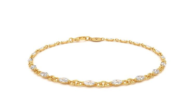 Taylor & Hart Iona Tennis Bracelet Jewellery 360 degree image 4