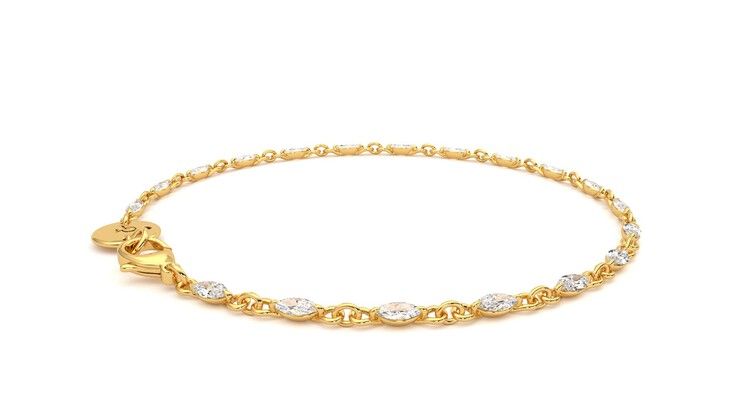 Taylor & Hart Iona Tennis Bracelet Jewellery 360 degree image 12