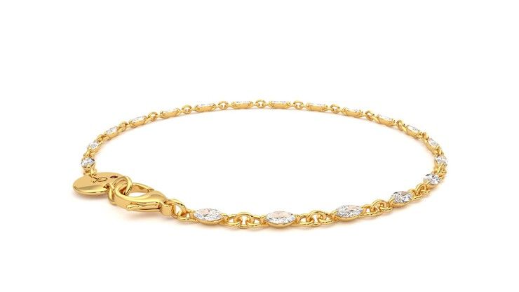 Taylor & Hart Iona Tennis Bracelet Jewellery 360 degree image 13