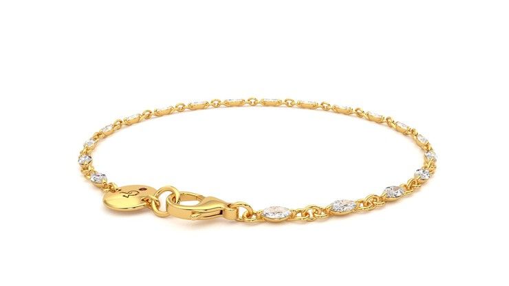 Taylor & Hart Iona Tennis Bracelet Jewellery 360 degree image 14