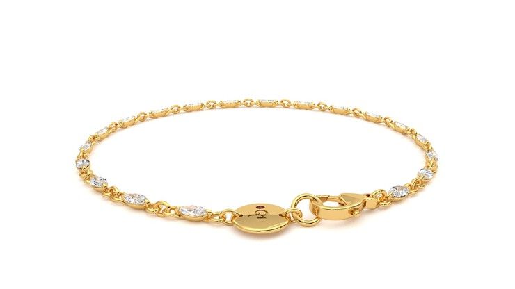 Taylor & Hart Iona Tennis Bracelet Jewellery 360 degree image 16