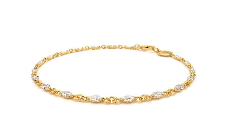 Taylor & Hart Iona Tennis Bracelet Jewellery 360 degree image 24