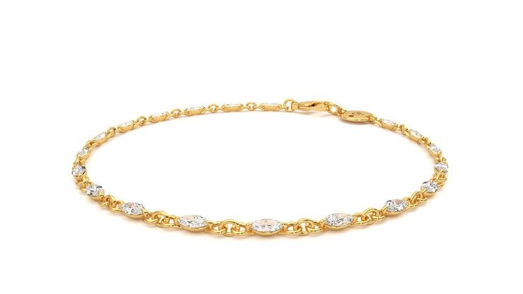 Taylor & Hart Iona Tennis Bracelet Jewellery 360 degree image 25