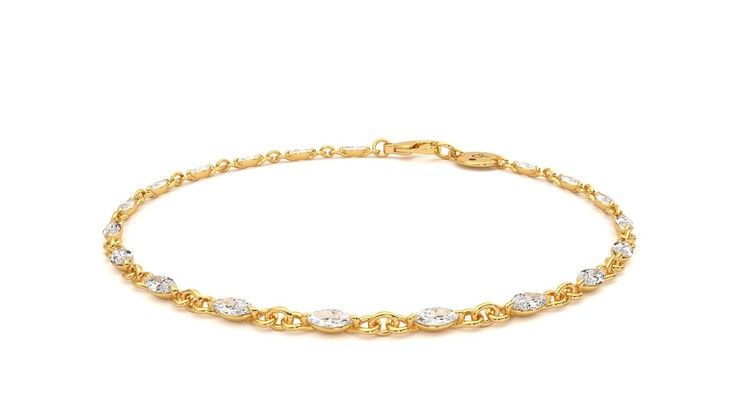 Taylor & Hart Iona Tennis Bracelet Jewellery 360 degree image 26