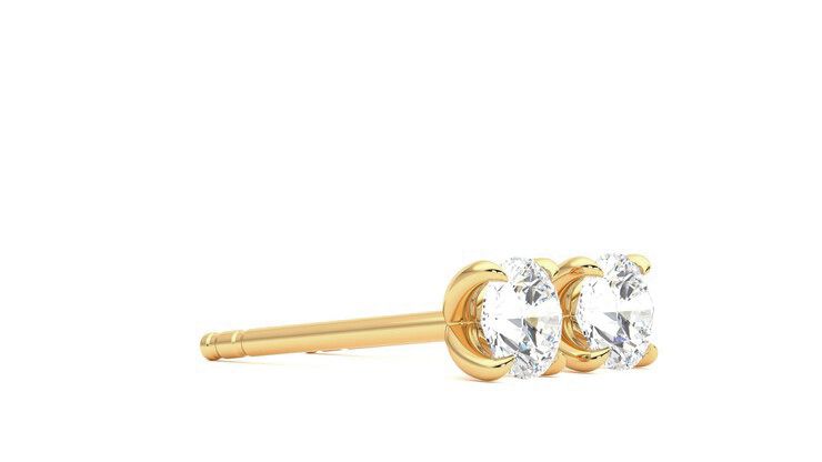 Taylor & Hart Dea 0.50ct Studs Jewellery 360 degree image 7