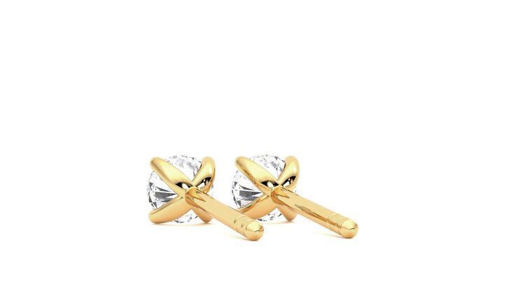 Taylor & Hart Dea 0.50ct Studs Jewellery 360 degree image 16