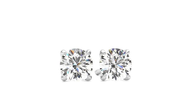 Taylor & Hart Dea 1.00ct Studs Jewellery 360 degree image 3