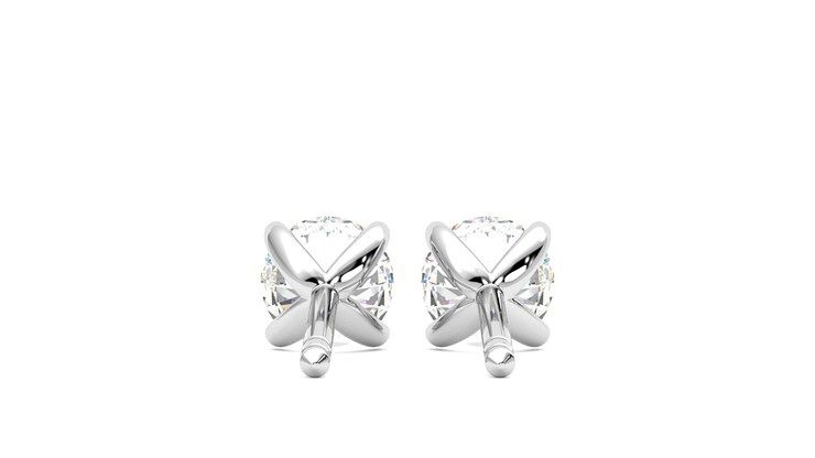 Taylor & Hart Dea 1.00ct Studs Jewellery 360 degree image 15