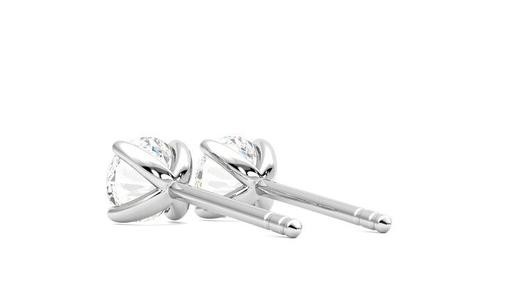 Taylor & Hart Dea 1.00ct Studs Jewellery 360 degree image 17
