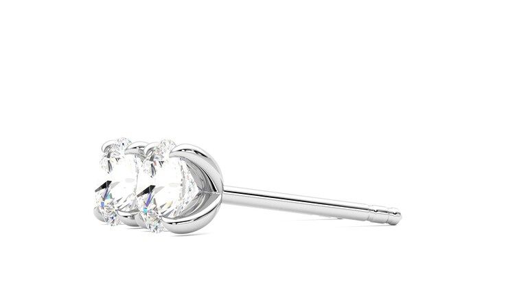 Taylor & Hart Dea 1.00ct Studs Jewellery 360 degree image 22