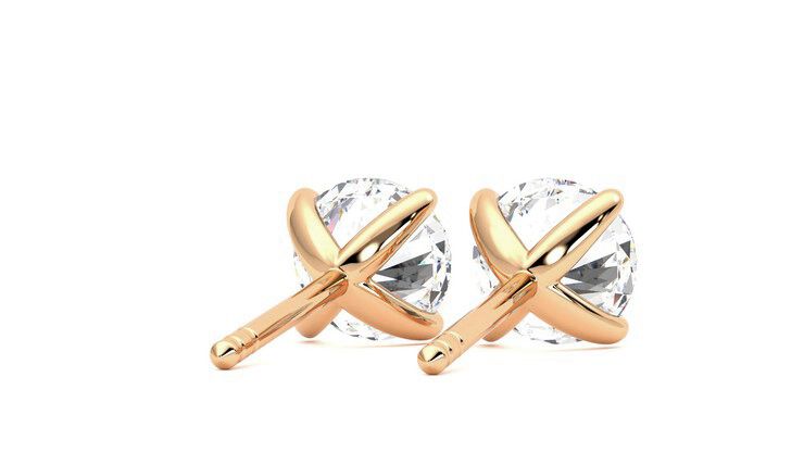 Taylor & Hart Dea 2.00ct Studs Jewellery 360 degree image 14