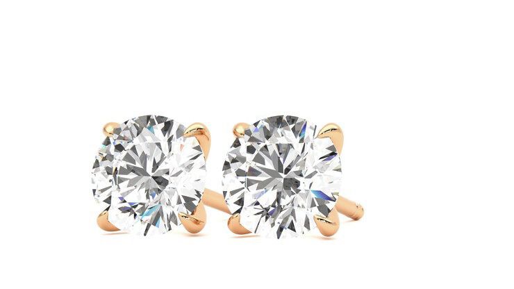 Taylor & Hart Dea 2.00ct Studs Jewellery 360 degree image 26