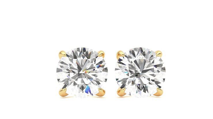 Taylor & Hart Dea 2.00ct Studs Jewellery 360 degree image 2