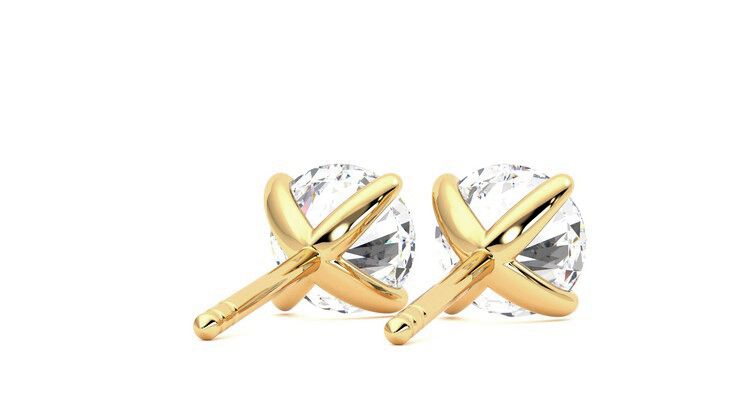Taylor & Hart Dea 2.00ct Studs Jewellery 360 degree image 14