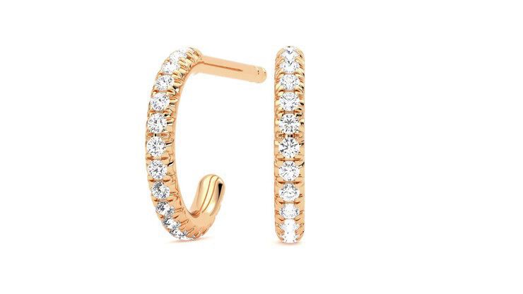 Taylor & Hart Dea Hoops Jewellery 360 degree image 26