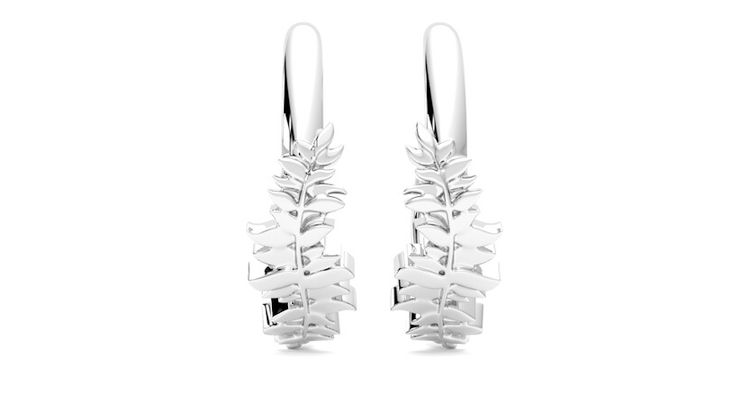 Taylor & Hart Verdant Hoop Jewellery 360 degree image 1