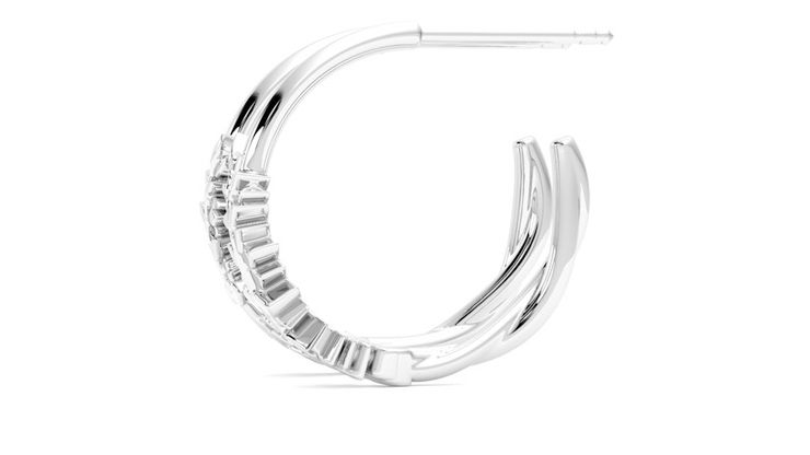 Taylor & Hart Verdant Hoop Jewellery 360 degree image 21