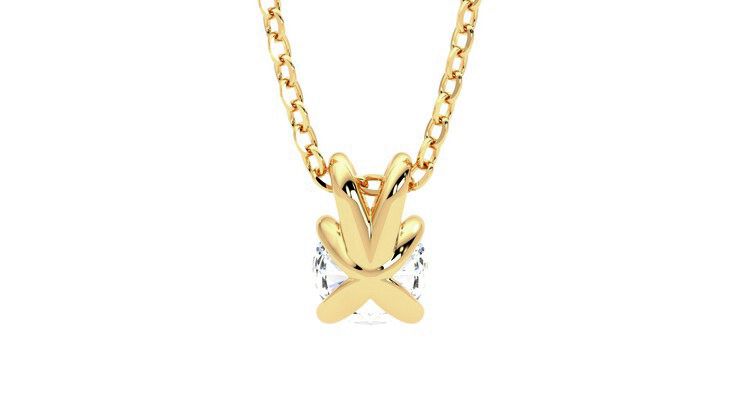 Taylor & Hart Dea 0.50ct Necklace Jewellery 360 degree image 15