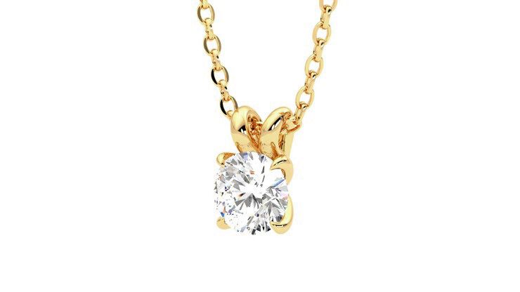Taylor & Hart Dea 0.50ct Necklace Jewellery 360 degree image 25