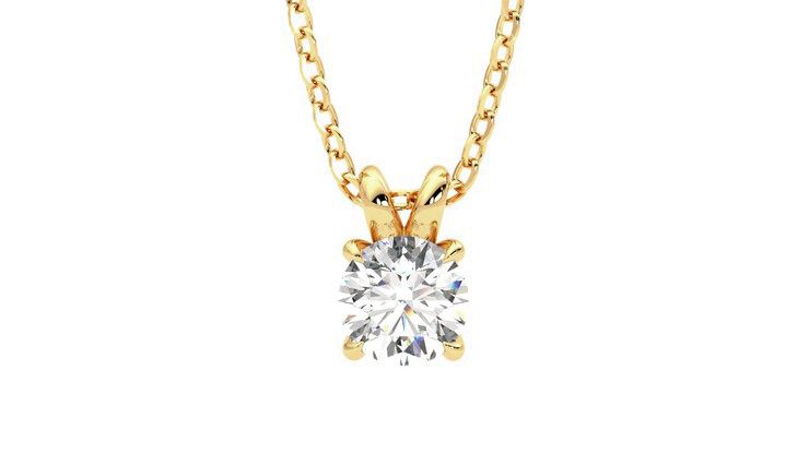 Taylor & Hart Dea 0.50ct Necklace Jewellery 360 degree image 29