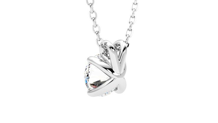 Taylor & Hart Dea 1.00ct Necklace Jewellery 360 degree image 17