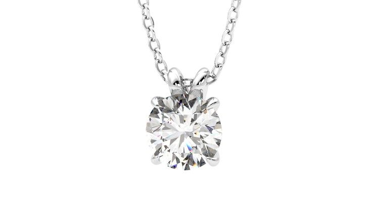 Taylor & Hart Dea 1.00ct Necklace Jewellery 360 degree image 27