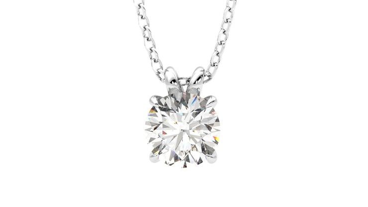 Taylor & Hart Dea 1.00ct Necklace Jewellery 360 degree image 28