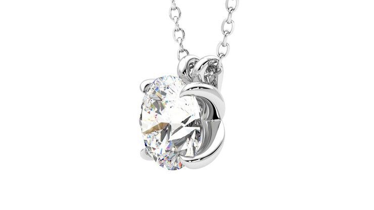 Taylor & Hart Dea 2.00ct Necklace Jewellery 360 degree image 23