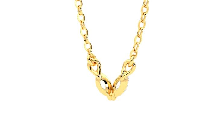 Taylor & Hart Iona Necklace Jewellery 360 degree image 14