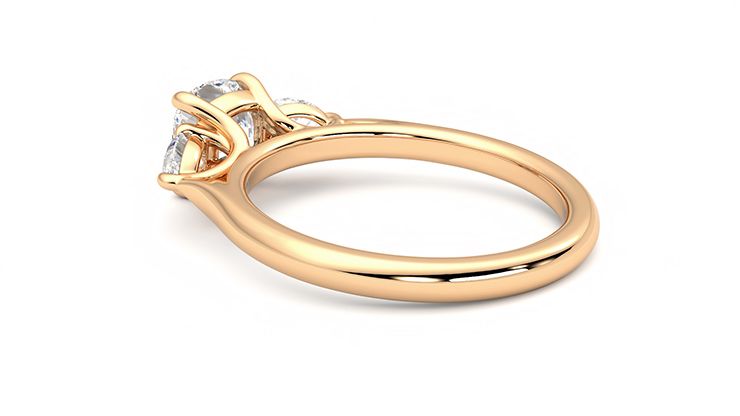 Taylor & Hart Affinity Cushion Engagement Ring 360 degree image 18