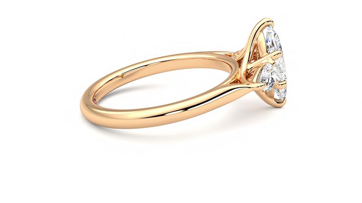 Taylor & Hart Affinity Marquise Engagement Ring 360 degree image 10