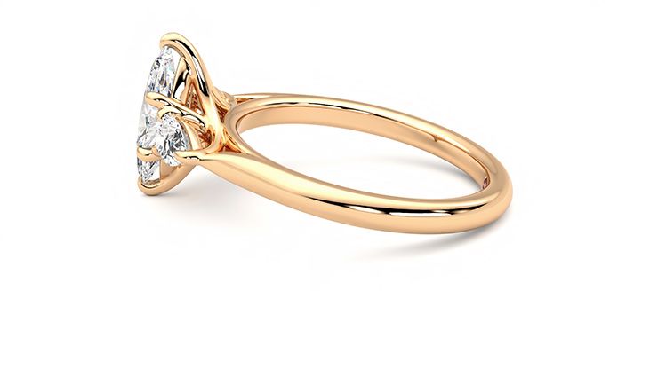 Taylor & Hart Affinity Marquise Engagement Ring 360 degree image 20
