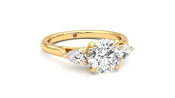 Taylor & Hart Affinity Round Engagement Ring 360 degree image 4