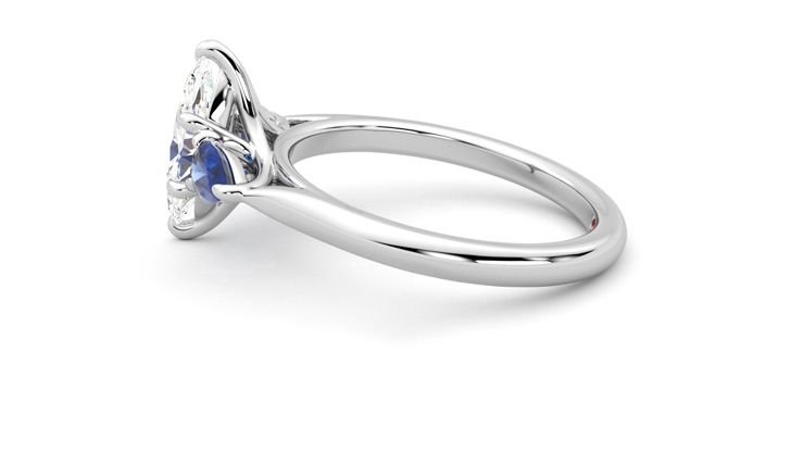 Taylor & Hart Affinity Marquise Engagement Ring 360 degree image 20