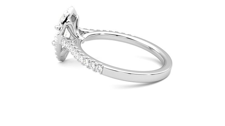 Taylor & Hart Allure Marquise Engagement Ring 360 degree image 19