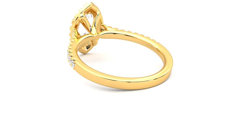 Taylor & Hart Allure Marquise Engagement Ring 360 degree image 17
