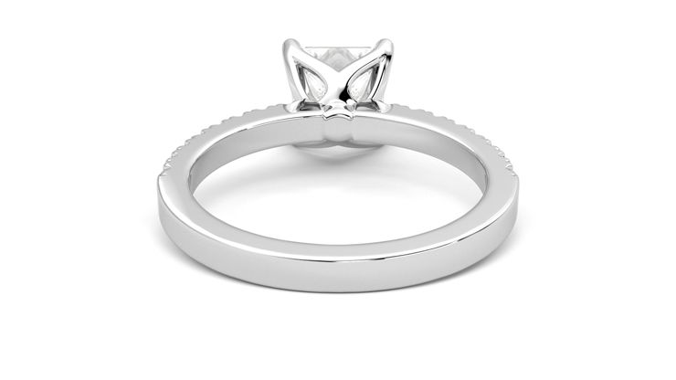 Taylor & Hart Constellation Princess Engagement Ring 360 degree image 15