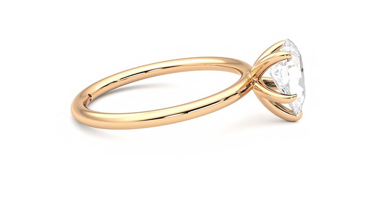 Taylor & Hart Demure Pear Engagement Ring 360 degree image 9