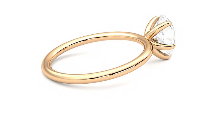 Taylor & Hart Demure Pear Engagement Ring 360 degree image 11