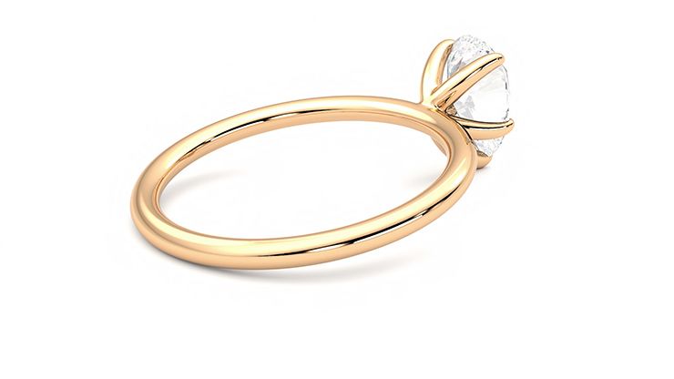 Taylor & Hart Demure Pear Engagement Ring 360 degree image 12